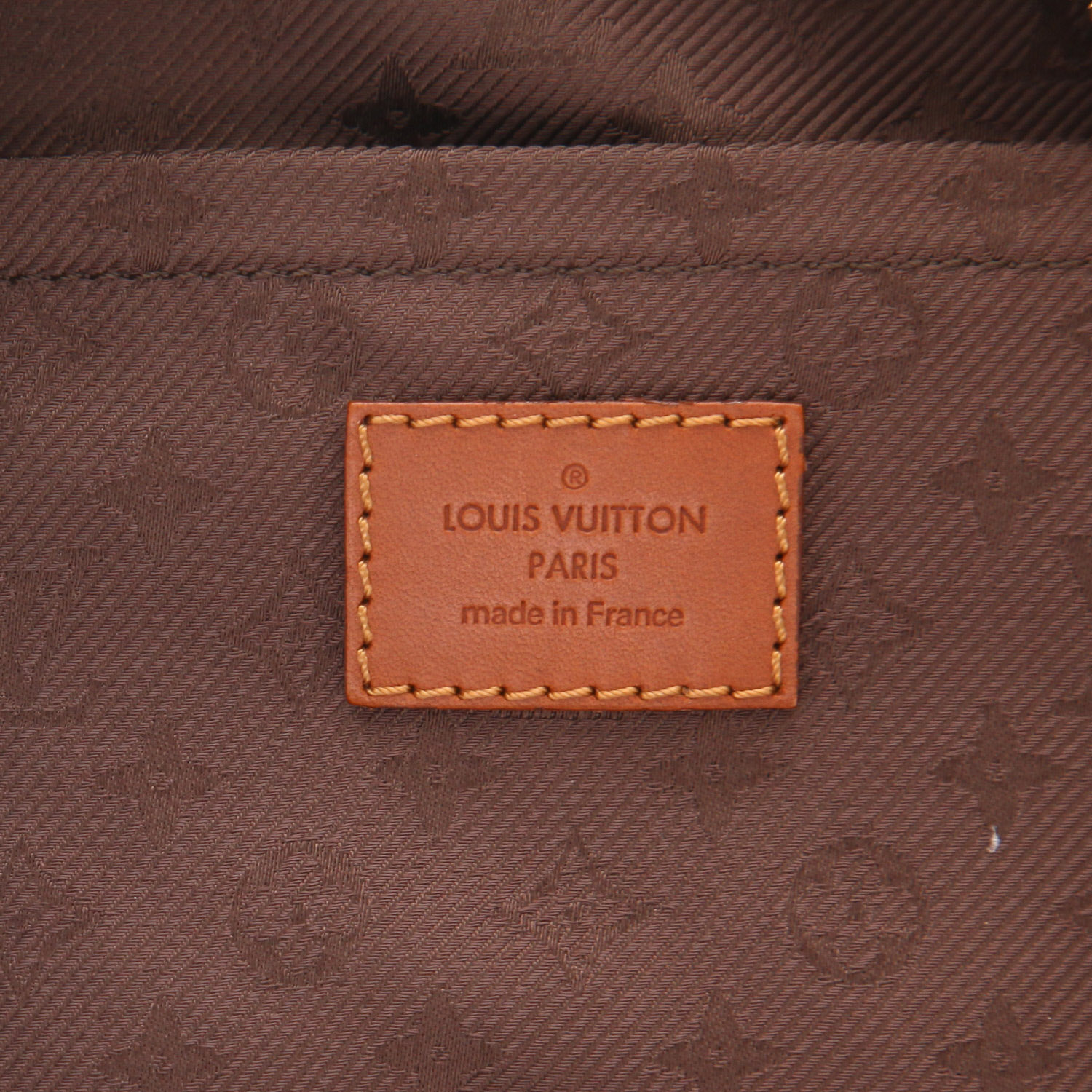 Sac à main Louis Vuitton  Onatah en Veau velours monogram marron - Detail D2