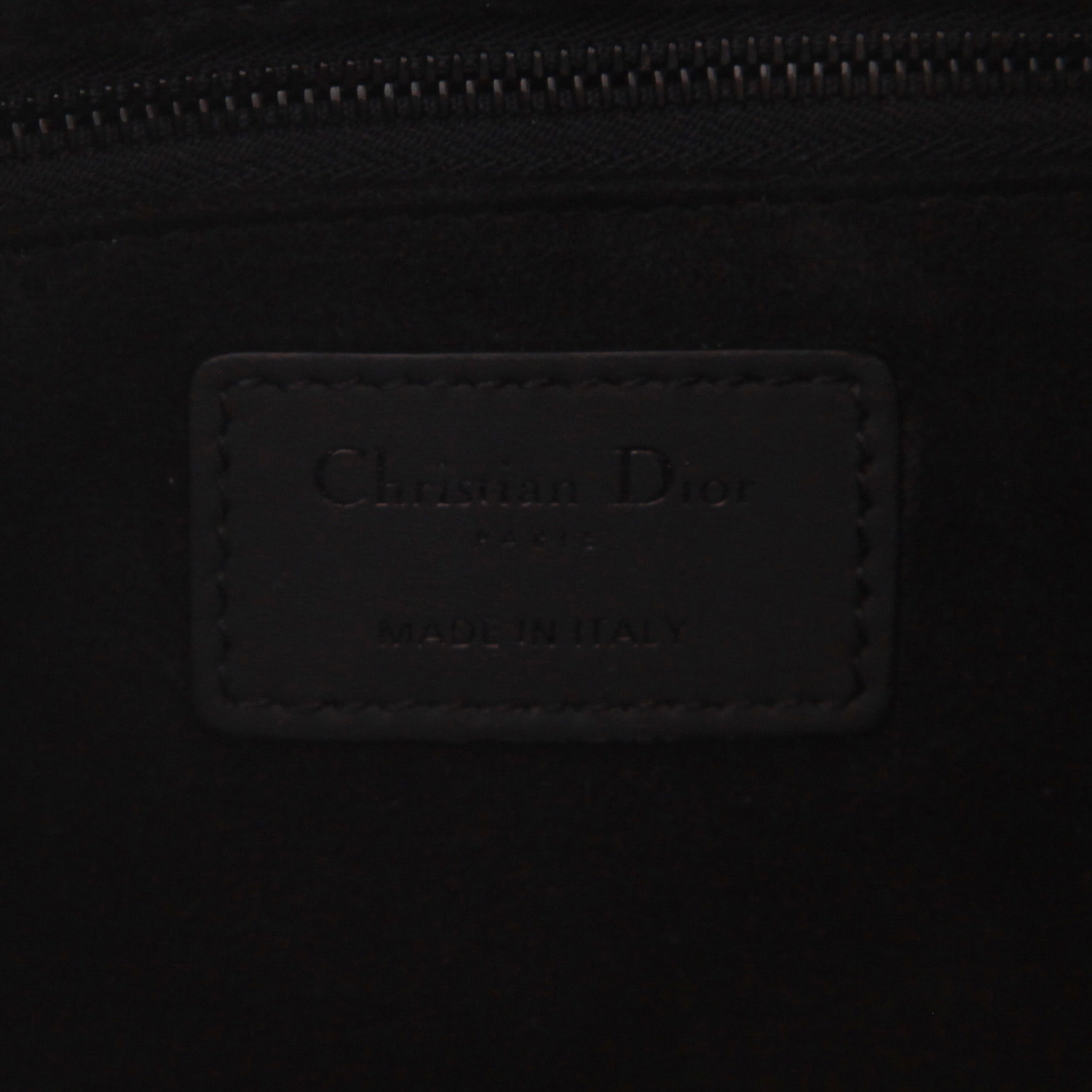 Borsa Dior  Lady Dior modello medio  in pelle cannage nera - Detail D2