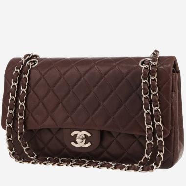 Sac à main Chanel  Timeless Classic en cuir matelassé marron