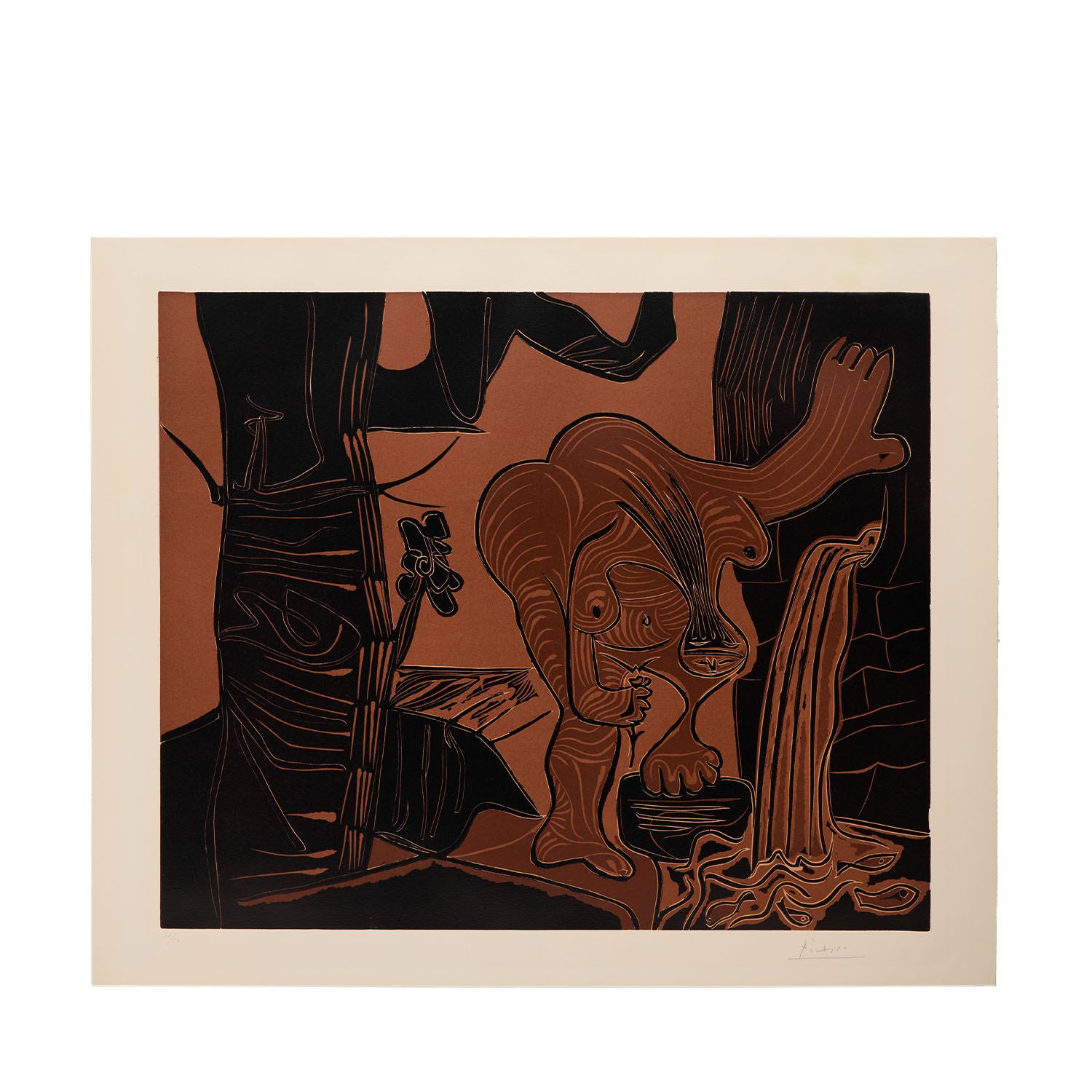 Femme nue à la source - 1962 - Detail D1