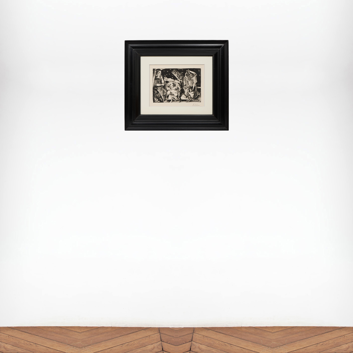 Minotaure aveugle guidé par une fillette dans la nuit, from La Suite Vollard (n°97) - 1934 - Detail D4