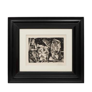 Minotaure aveugle guidé par une fillette dans la nuit, from La Suite Vollard (n°97) - 1934