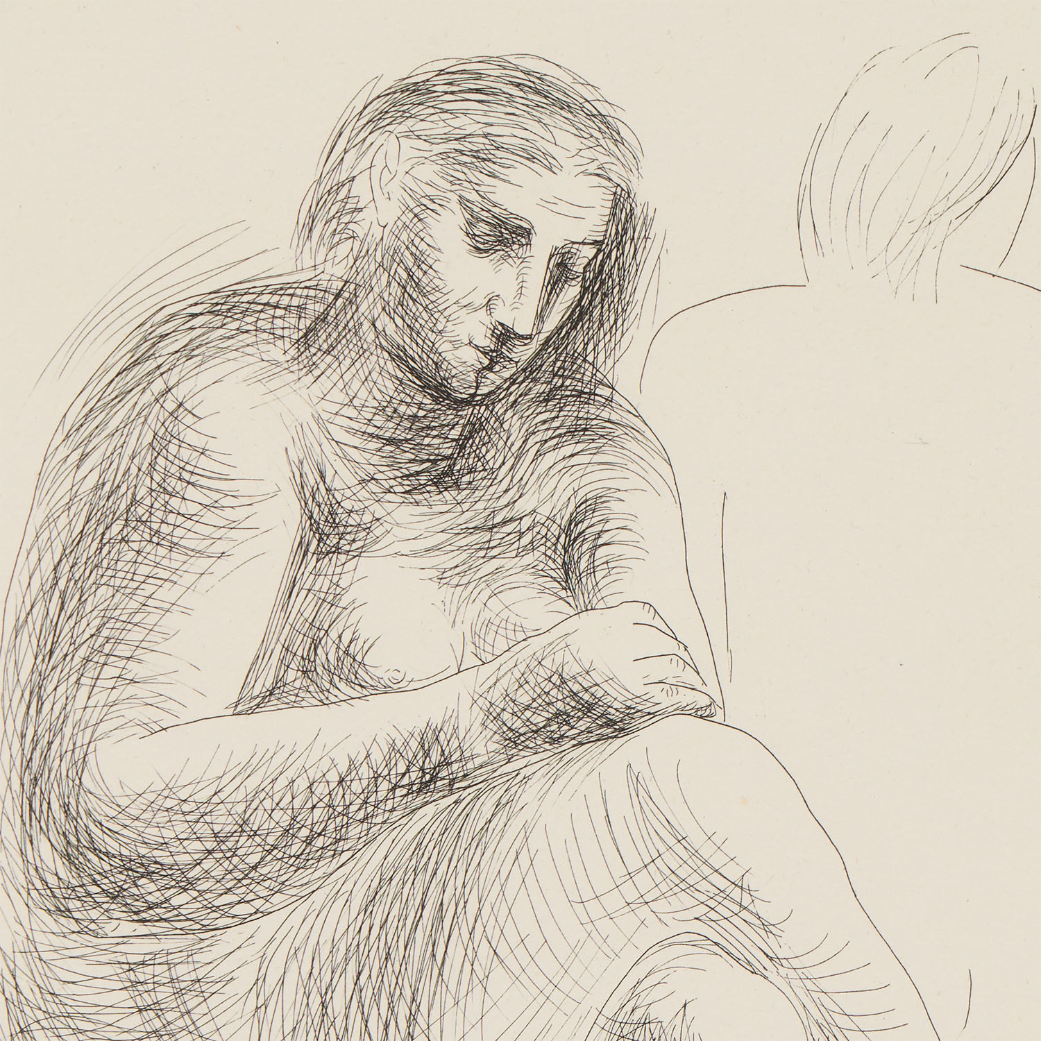 Au bain, La Suite Vollard (n° 3) - 1930 - Detail D2