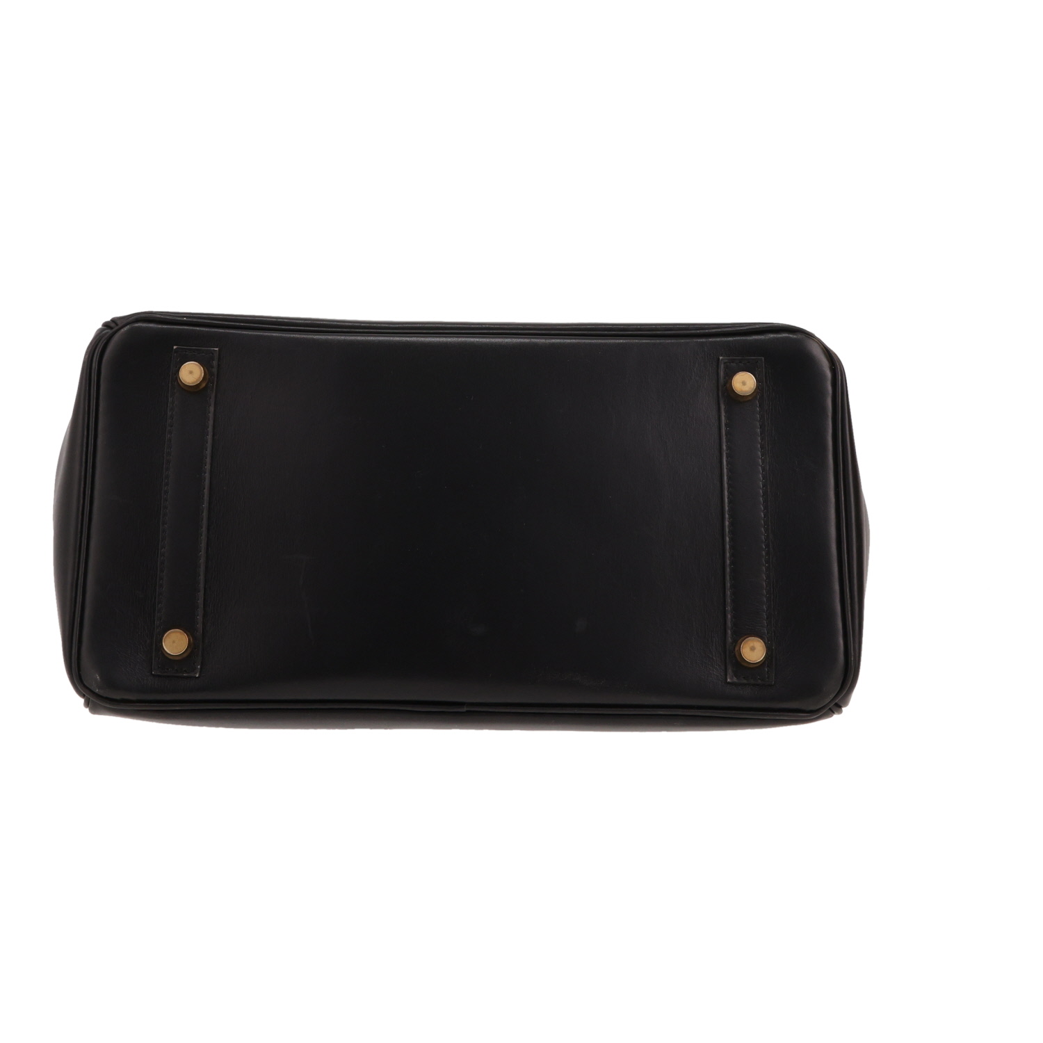 Bolso de mano Hermès  Birkin 30 cm en cuero box negro - Detail D1