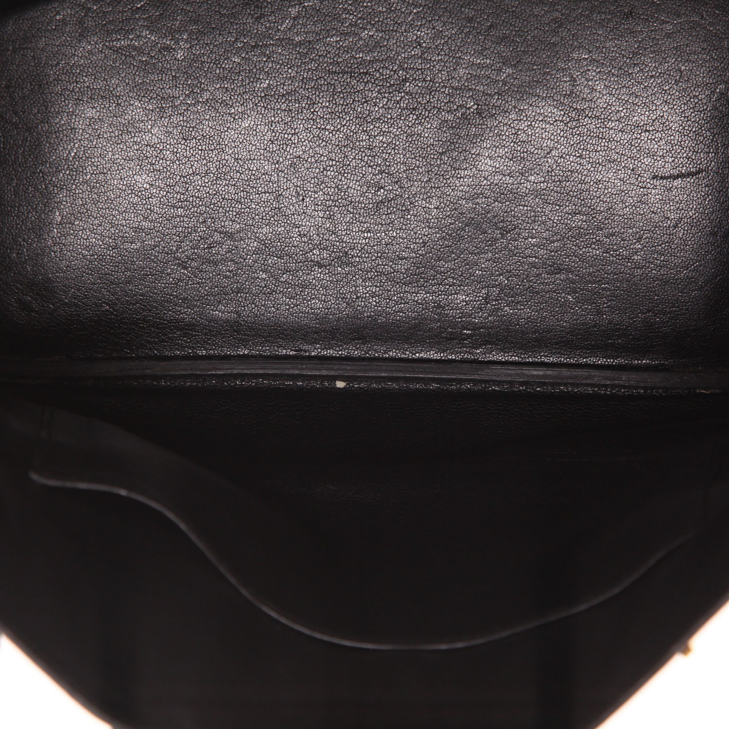 Hermès  Birkin 30 cm handbag  in black box leather - Detail D3