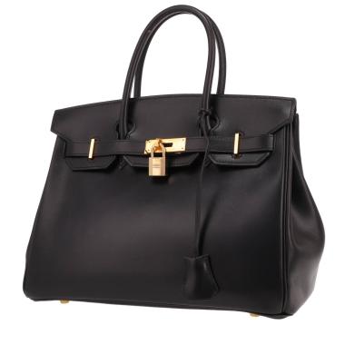 Borsa Hermès  Birkin 30 cm in pelle box nera