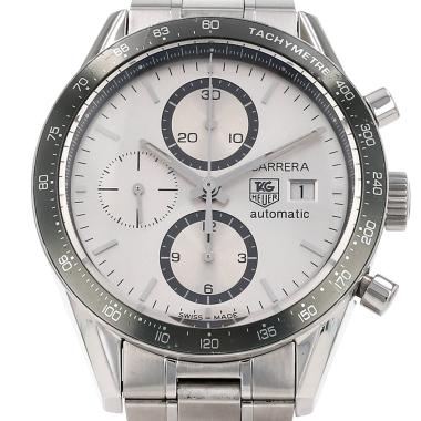 Montre TAG Heuer Carrera Automatic Chronograph en acier Ref: TAG Heuer - CV2011  Vers 2000