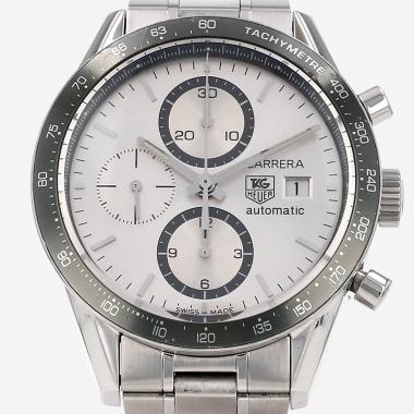 Montre TAG Heuer Carrera Automatic Chronograph en acier Ref: TAG Heuer - CV2011  Vers 2000
