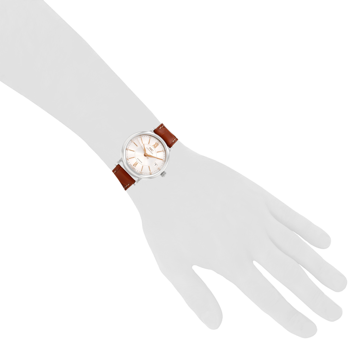 Montre IWC Portofino Automatic en acier Ref: IWC - IW458101  Vers 2010 - Detail D1