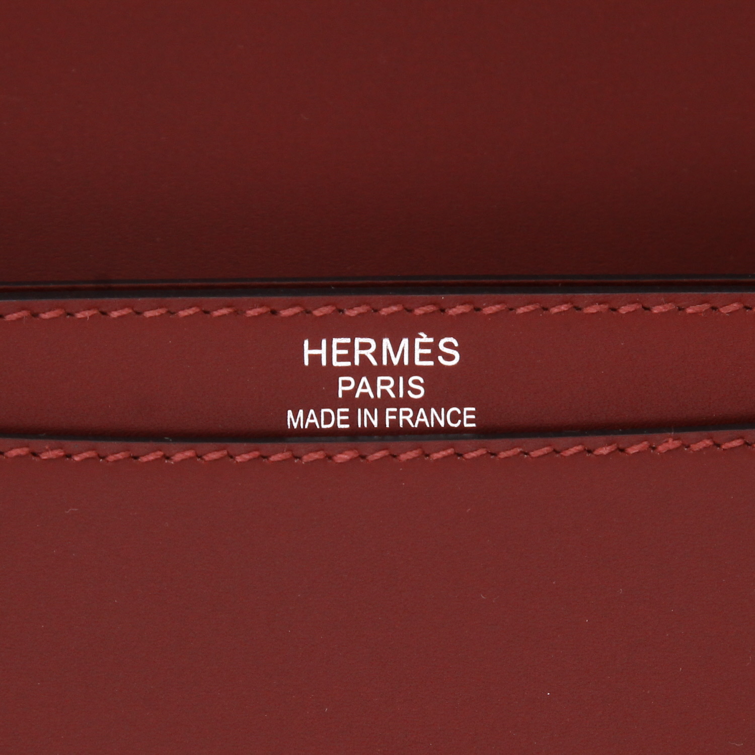 Porte-documents Hermès  Sac à dépêches en cuir Chamonix bordeaux - Detail D2