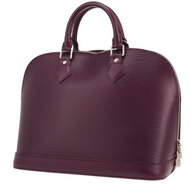 Louis Vuitton  Alma small model  handbag  in purple epi leather