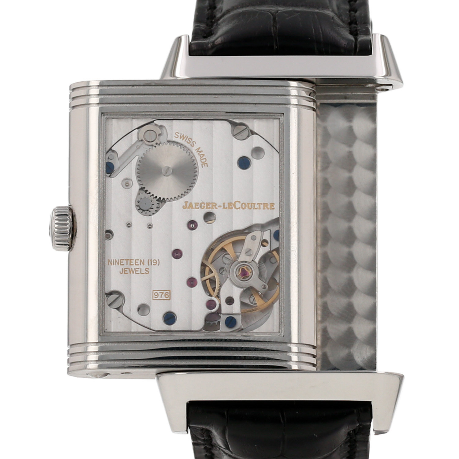 Orologio Jaeger-LeCoultre Grande Reverso in acciaio, rif.: Jaeger-LeCoultre - 273.8.04  Circa 2013 - Detail D3