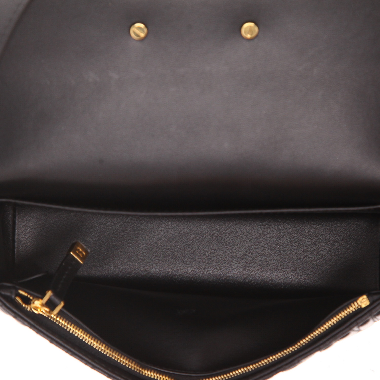 Bolso para llevar al hombro Dior  Miss Dior en cuero negro - Detail D3