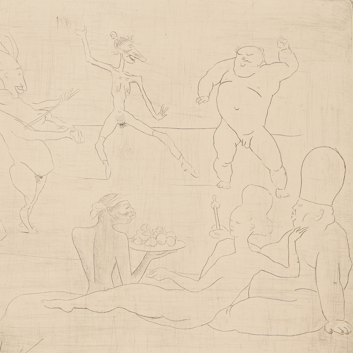 La Danse Barbare (devant Salomé et Hérode), La Suite des Saltimbanques (n° 14) - 1905 - Detail D2