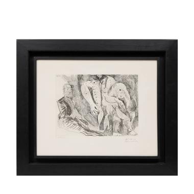 Femmes à leur toilette avec Degas rêvant, La Série 156 - 1971