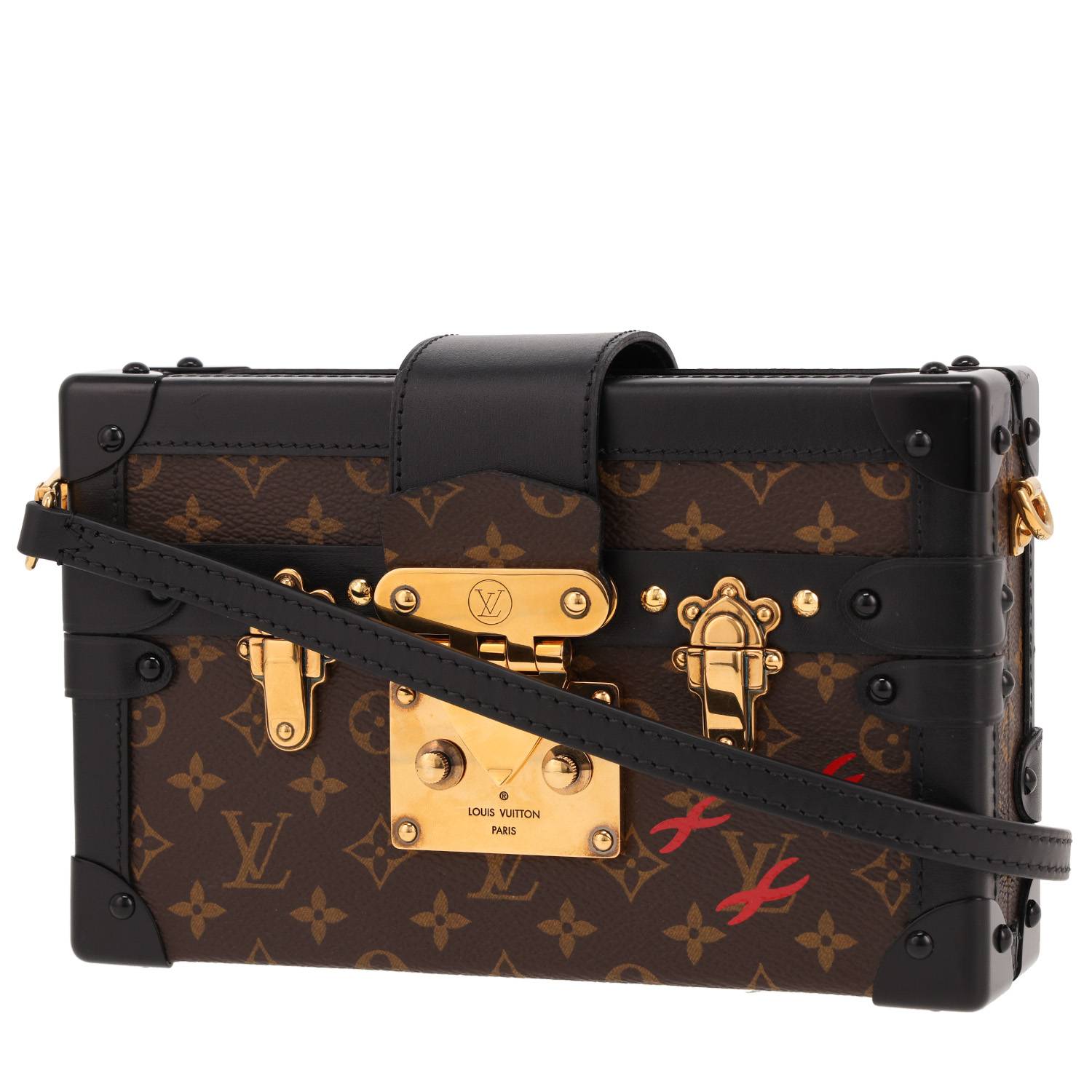 Sac Bandoulière Louis Vuitton Petite Malle Monogram Occasion Sac Bandoulière Louis Vuitton Petite Malle Monogram Occasion