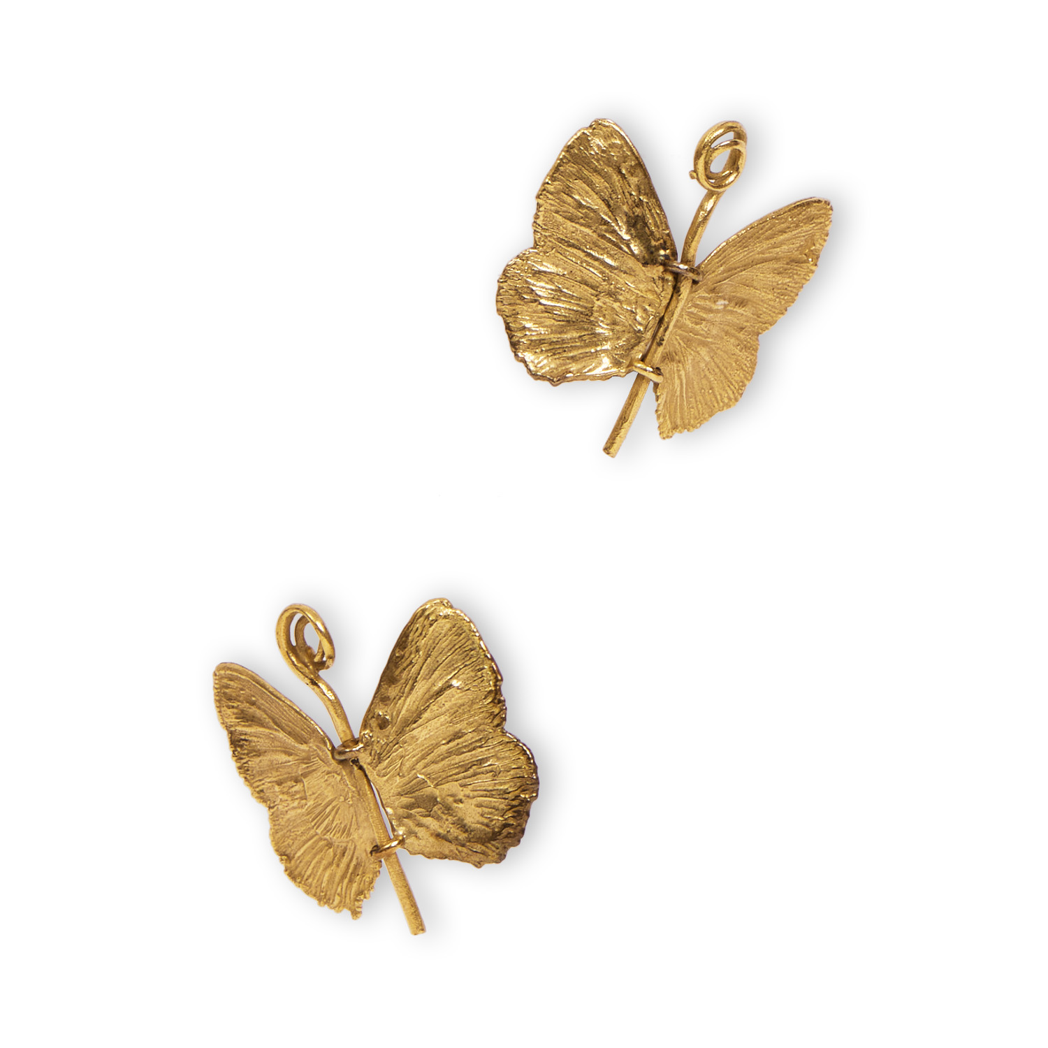 Paire de boucles d’oreille 'Papillon', petit modèle - le modèle créé vers 1990 - Edition Artcurial - Detail D1