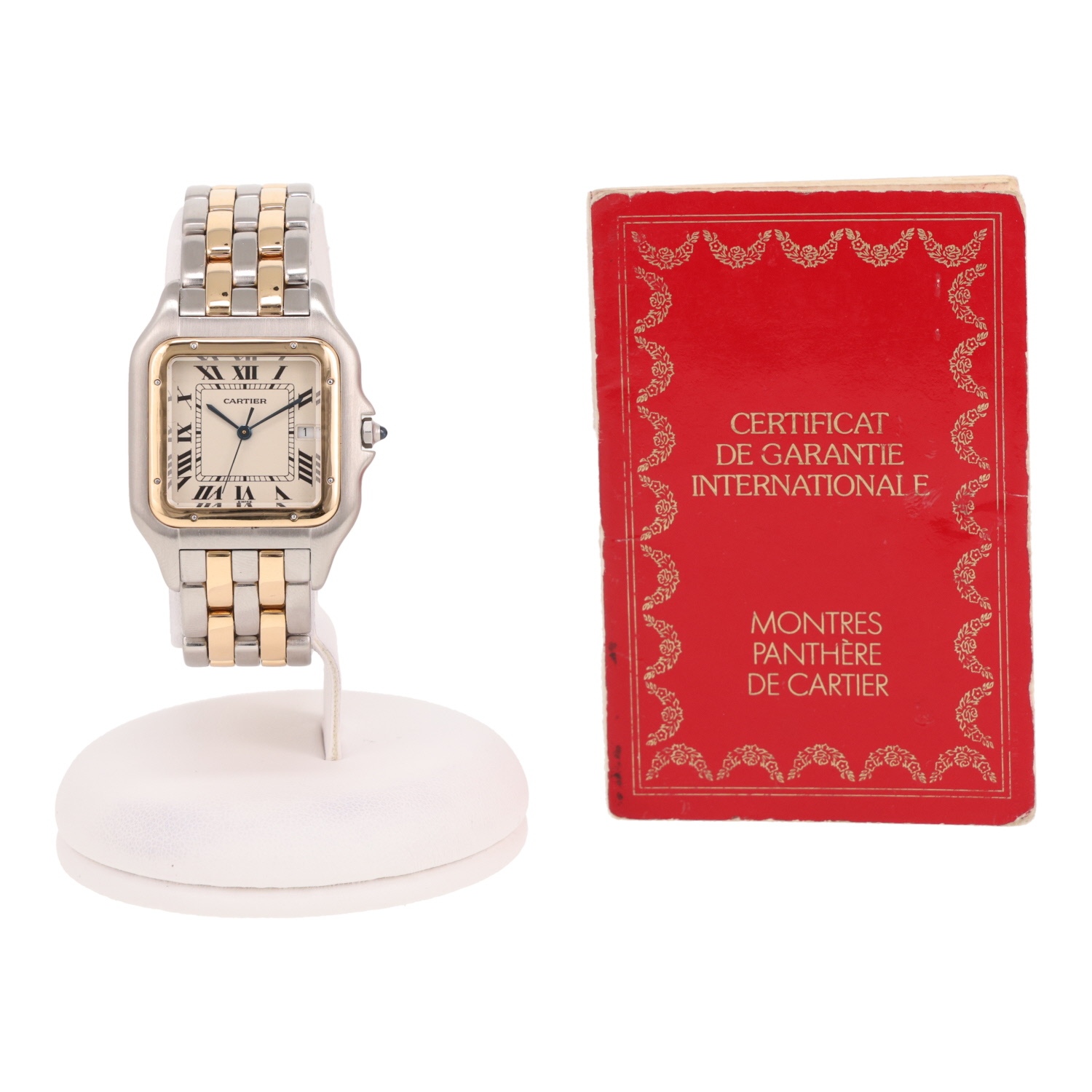 Cartier Panthère  large model  in gold and stainless steel Ref: Cartier - 8395  Circa 1985