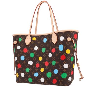 Shopping bag Louis Vuitton  Neverfull Editions Limitées modello medio  in tela monogram e pelle naturale