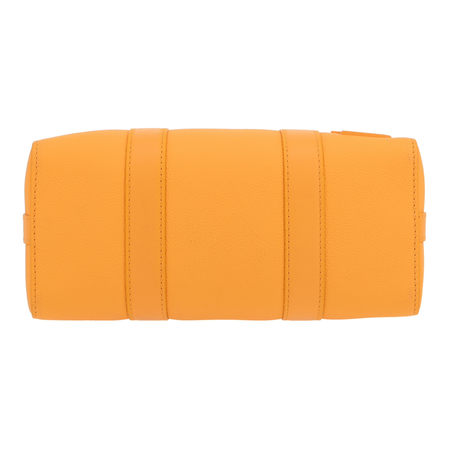 Sac bandoulière Louis Vuitton  City Keepall en cuir grainé jaune - Detail D1