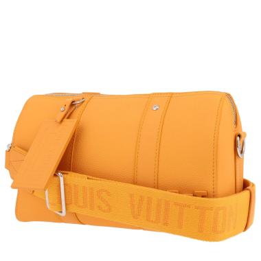 Louis Vuitton  City Keepall shoulder bag  in yellow grained leather