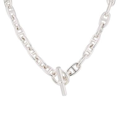 Hermès Chaîne d'Ancre large model necklace in silver