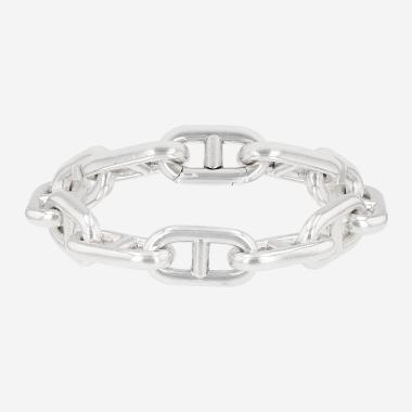 Bracelet années 1970 Hermès Chaîne d'Ancre en argent 800 millièmes