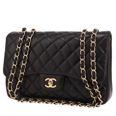 Sac bandoulière Chanel  Timeless Jumbo en cuir matelassé noir
