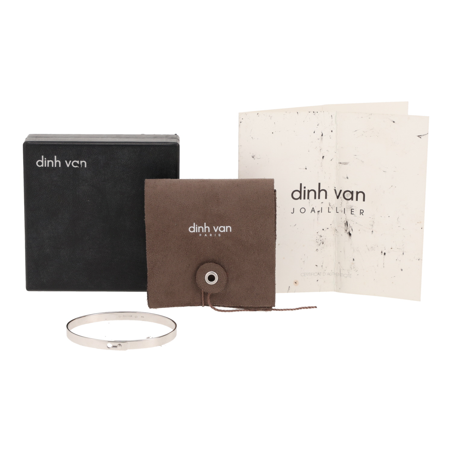 Dinh Van Serrure bracelet in white gold - Detail D3