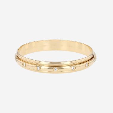 Bracelet jonc Piaget Possession en or jaune et diamants