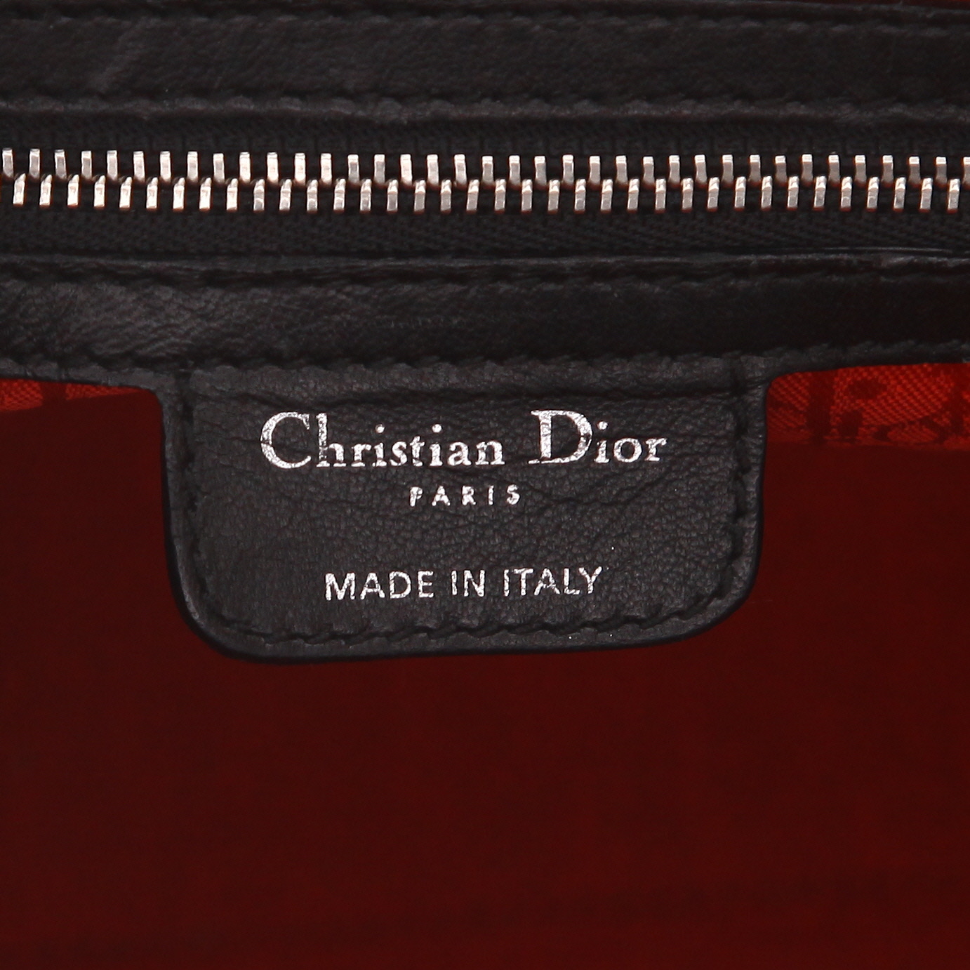 Borsa Dior  Lady Dior modello grande  in pelle cannage nera - Detail D2