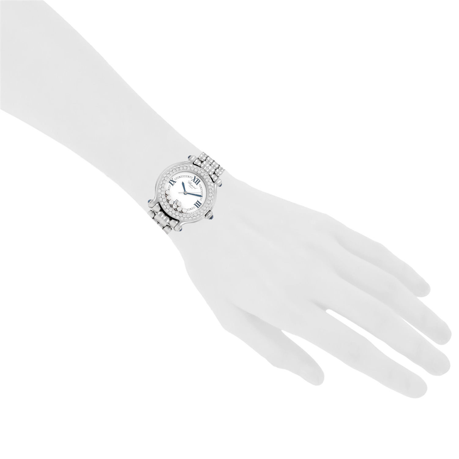 Montre Chopard Happy Sport en acier Ref: Chopard - 27/8236-23  Vers 2000 - Detail D1
