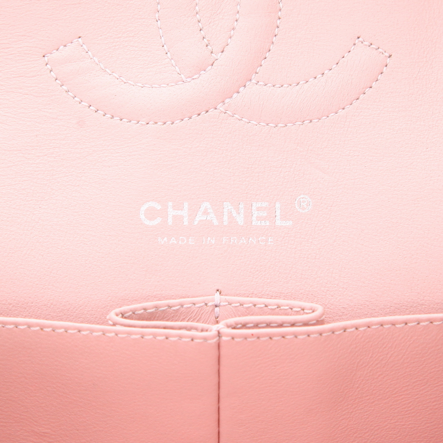 Sac à main Chanel  Timeless Classic en tweed rose - Detail D2