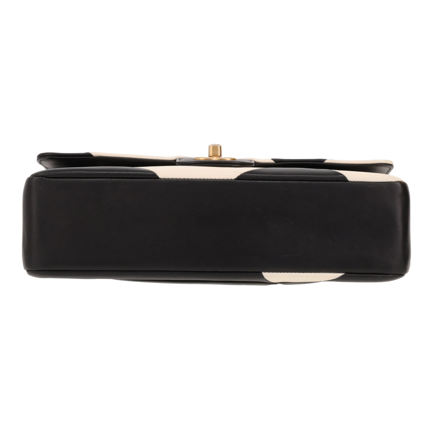 Bolso Chanel «Timeless» de piel bicolor en negro y blanco - Detail D1
