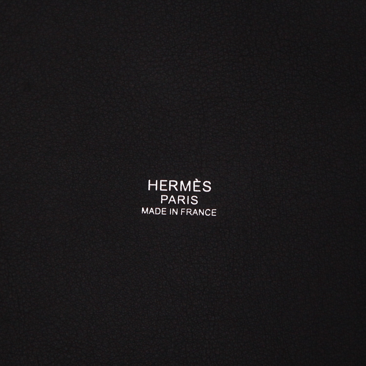 Hermès  Picotin 22 cm handbag  in black Swift leather  and indigo blue felt - Detail D2