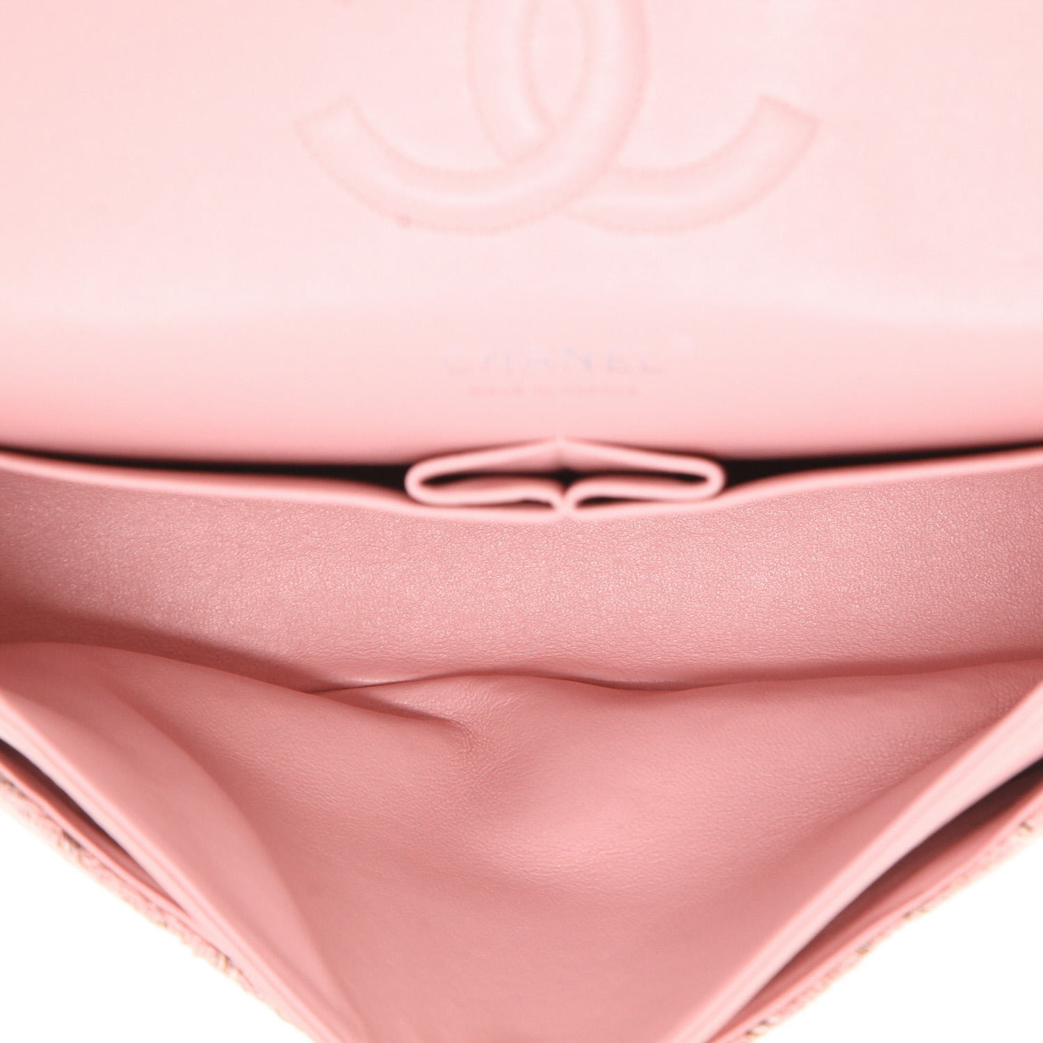 Bolso bandolera Chanel «Timeless» de tweed rosa - Detail D3
