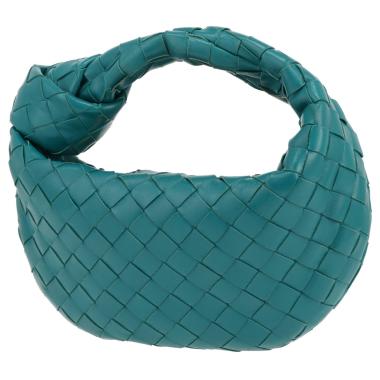Sac à main Bottega Veneta  Jodie en cuir intrecciato vert