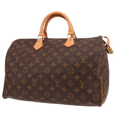 Borsa Louis Vuitton  Speedy 35 in tela monogram e pelle naturale
