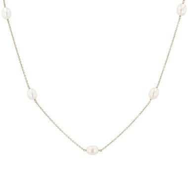 Collar Tiffany & Co  de oro amarillo y perlas cultivadas