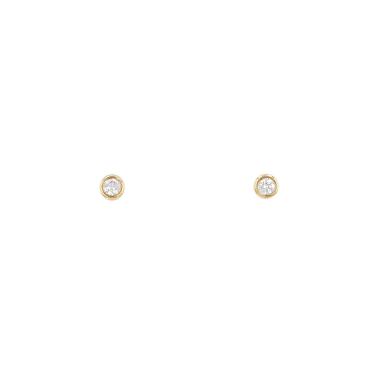 Tiffany & Co Diamonds By The Yard earrings in yellow gold and diamonds