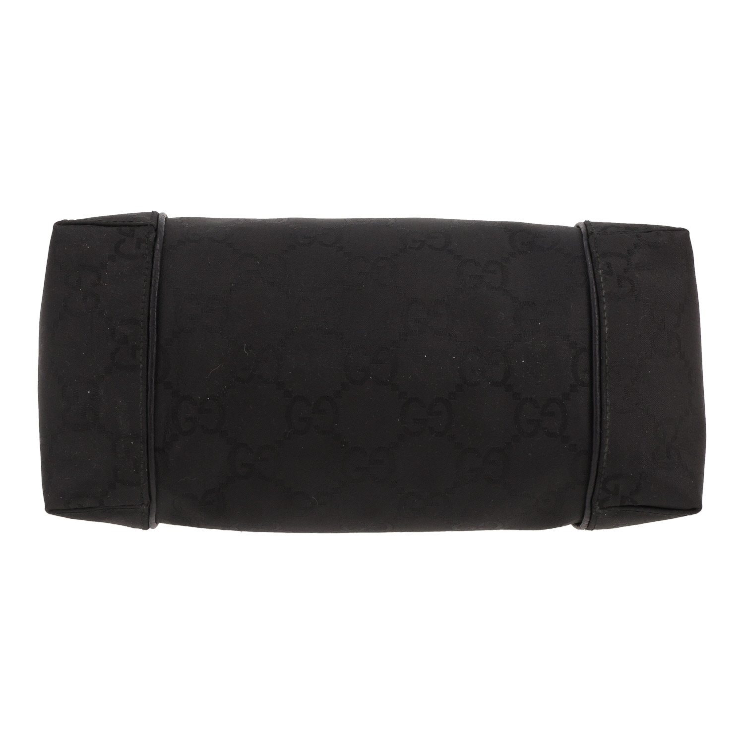 Sac à main Gucci  Gucci Vintage en toile sûpreme GG noire et cuir noir - Detail D1