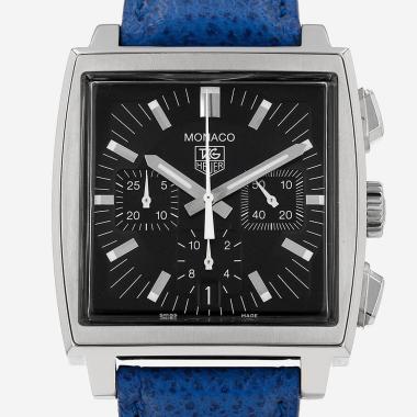 Montre TAG Heuer Monaco en acier Ref: TAG Heuer - CW2111-0  Vers 2000