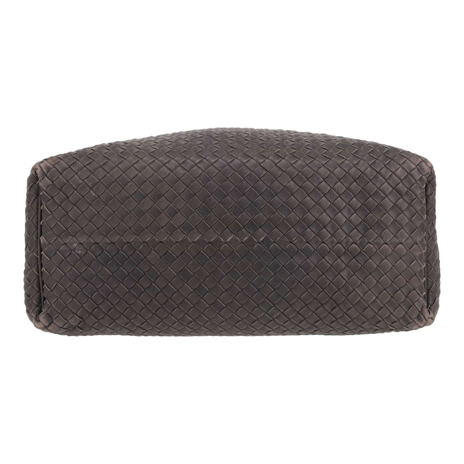 Bolso de mano Bottega Veneta  Sloane en cuero intrecciato gris - Detail D1