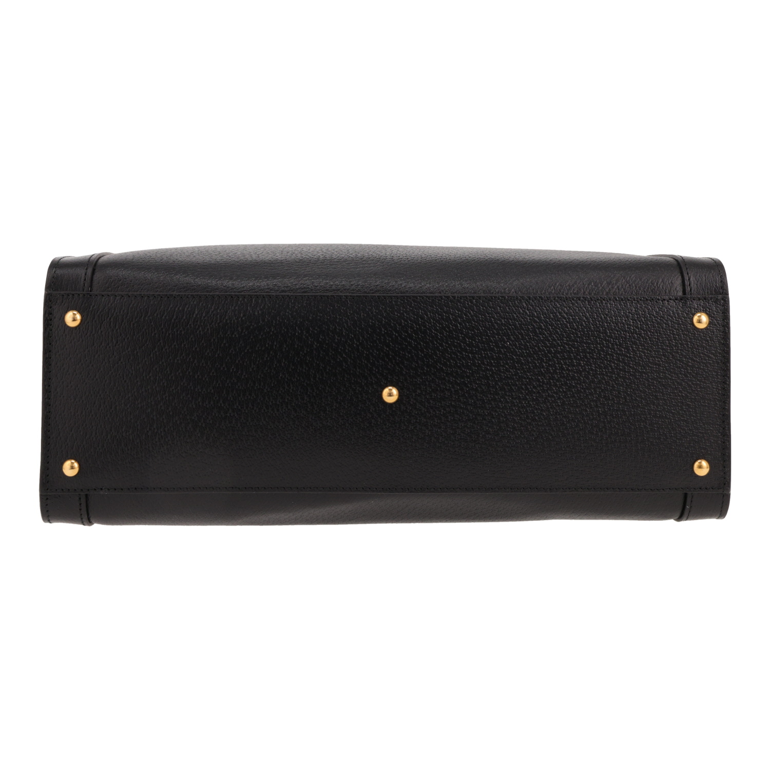 Bolso de mano Gucci  Diana modelo grande  en cuero negro y bambú - Detail D1