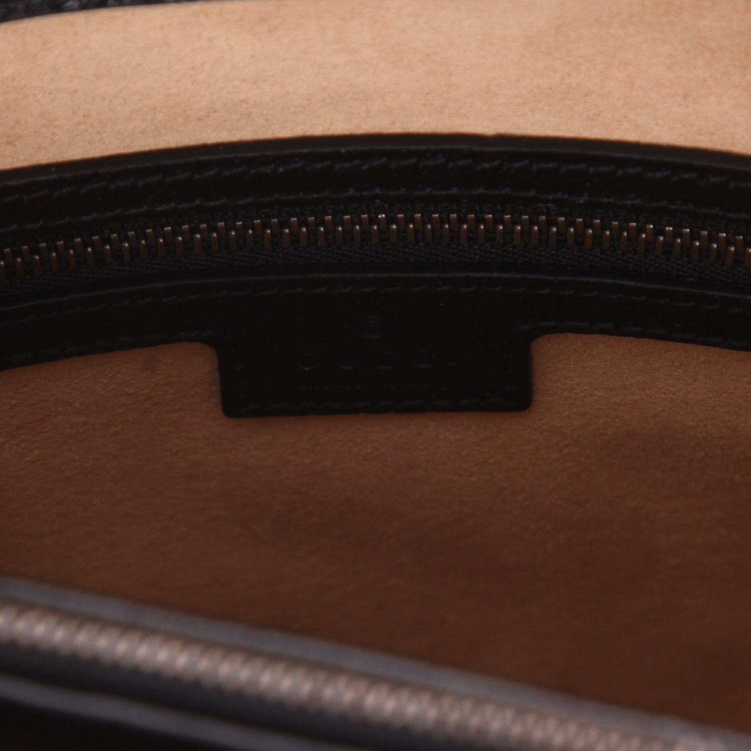 Gucci  Diana large model  handbag  in black leather  and bamboo - Detail D2