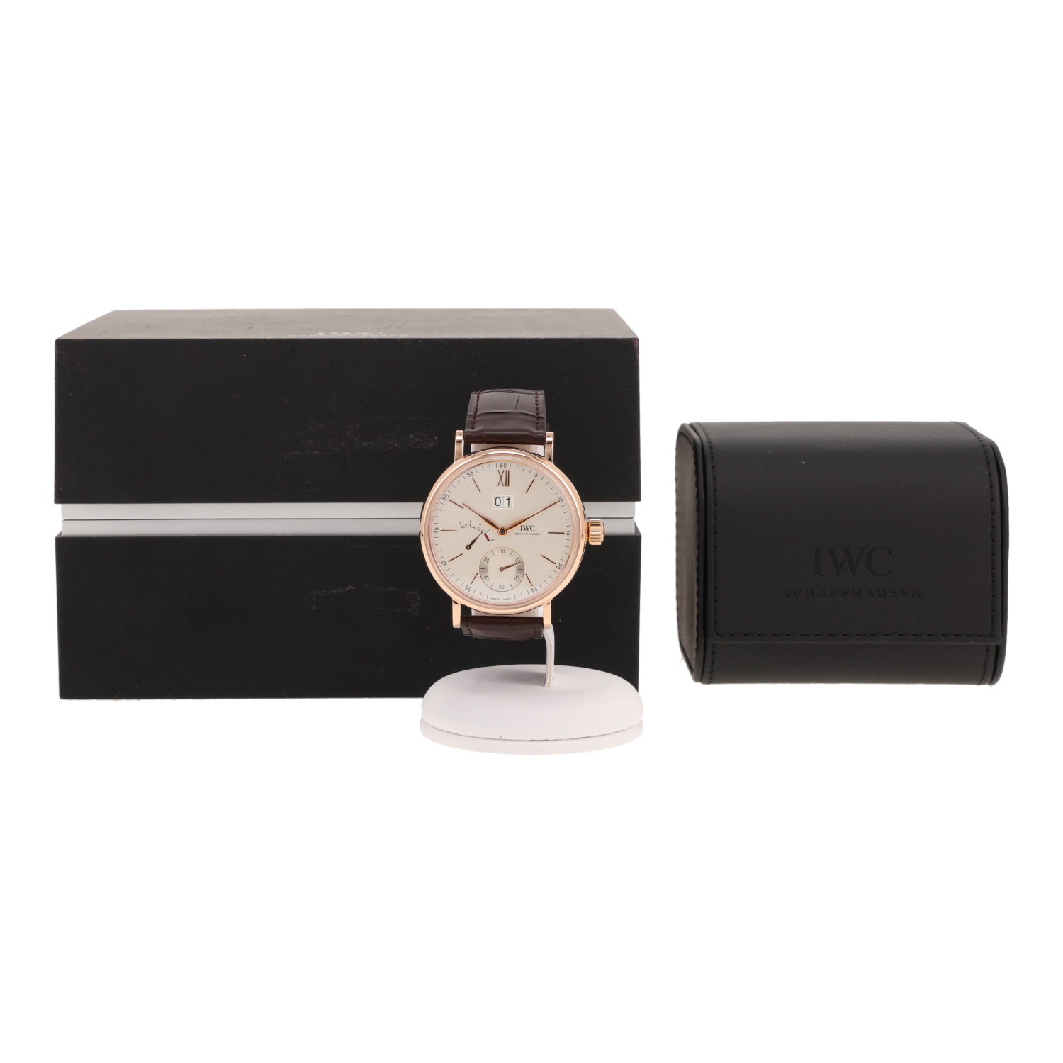 Reloj IWC Hand-Wound de oro rosa Circa 2010