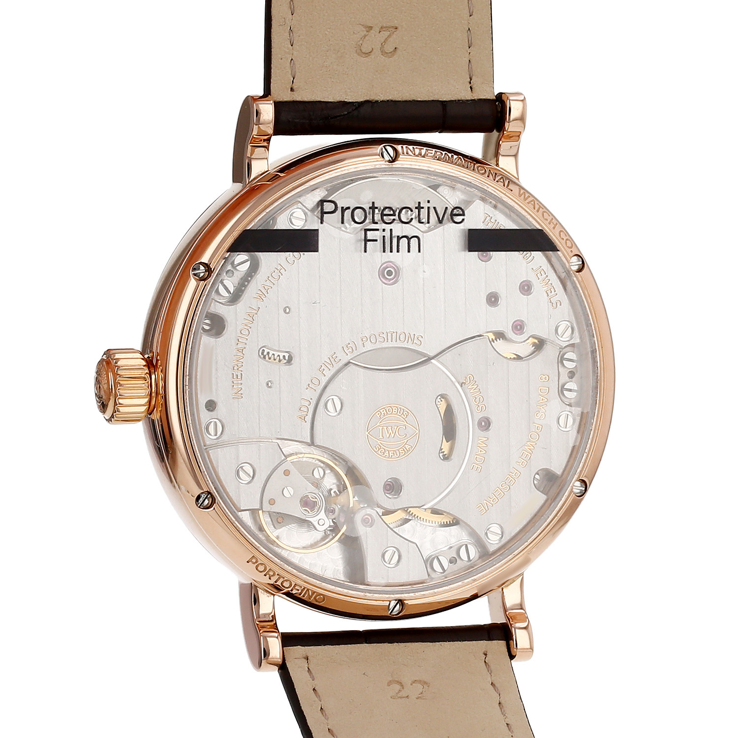 Orologio IWC Hand-Wound in oro rosa Circa 2010 - Detail D3