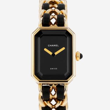 Chanel Première  size M  in gold plated Circa 1990