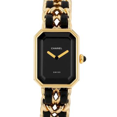 Orologio Chanel Première taglia S placcato in oro, intorno al 1990