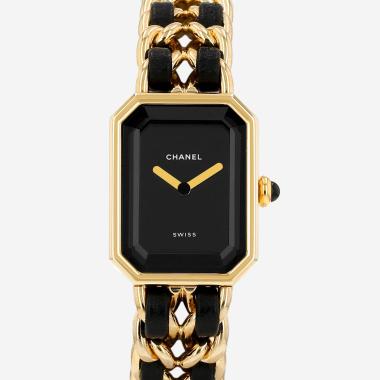 Orologio Chanel Première taglia M  in oro placcato Circa 1990